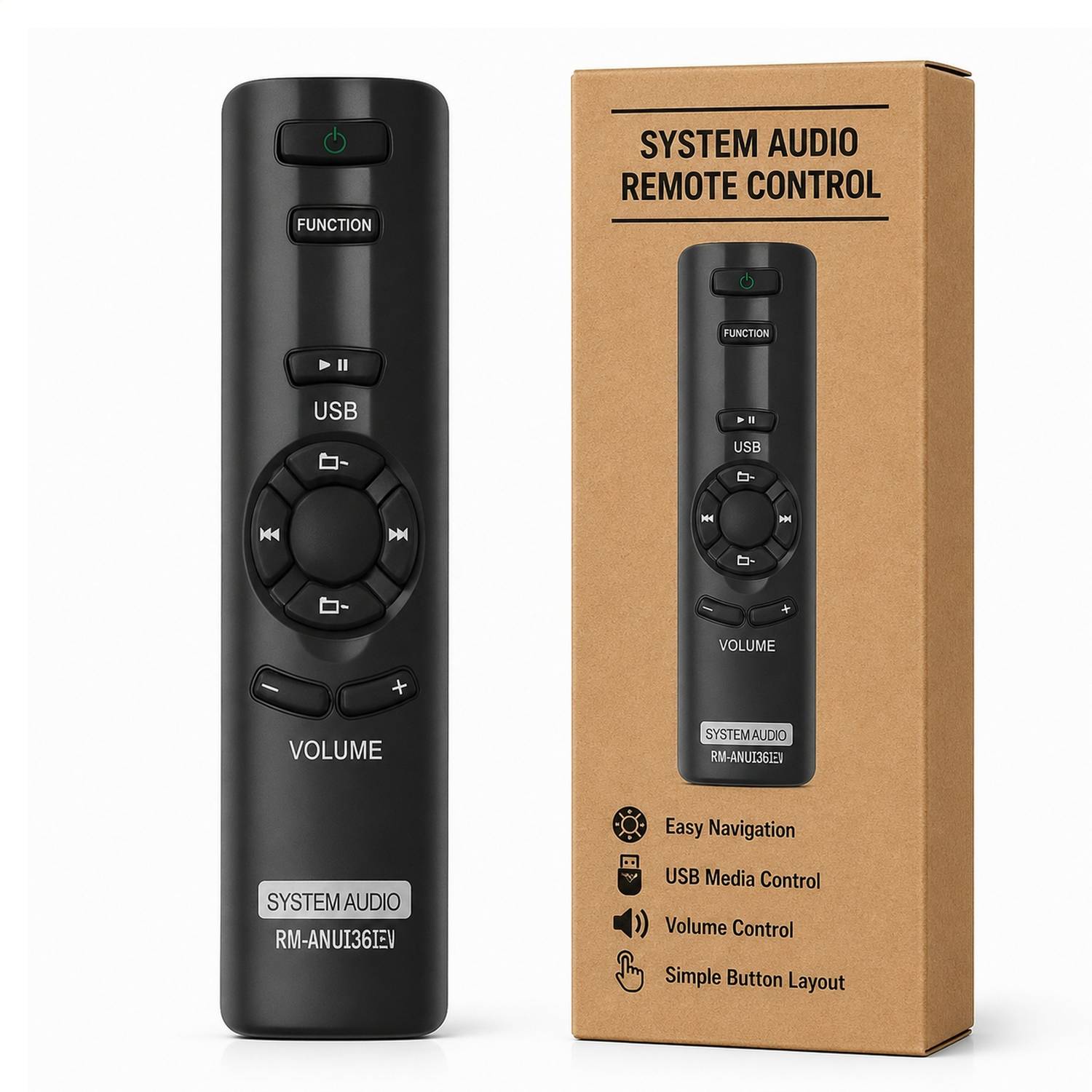 BookMyRemote Compatible Replacement for SONY 40IN TV RM-ANU156-40INLED Sony, Sony Audio Soundbar Remote Controller
