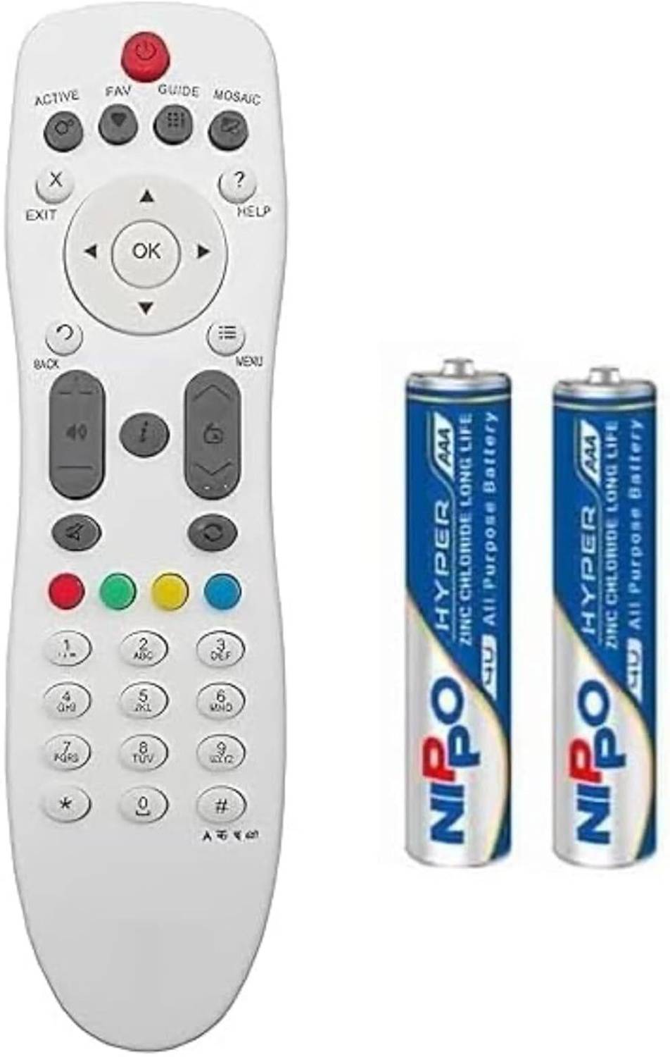 THE BLACK TECH Remote Compatible with New Videocon D2H TV DTH Set Top BoX VIDEOCON Remote Controller