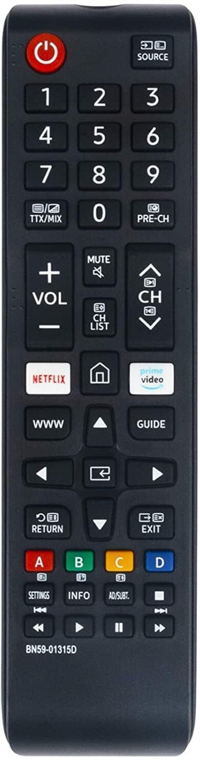 Image of Tech Vibes Samsung Tv Remote BN59-01315D Remote Compatible with Samsung Smart TV ,Shortcuts Buttons BN59-01315D Samsung Tv Remote Controller