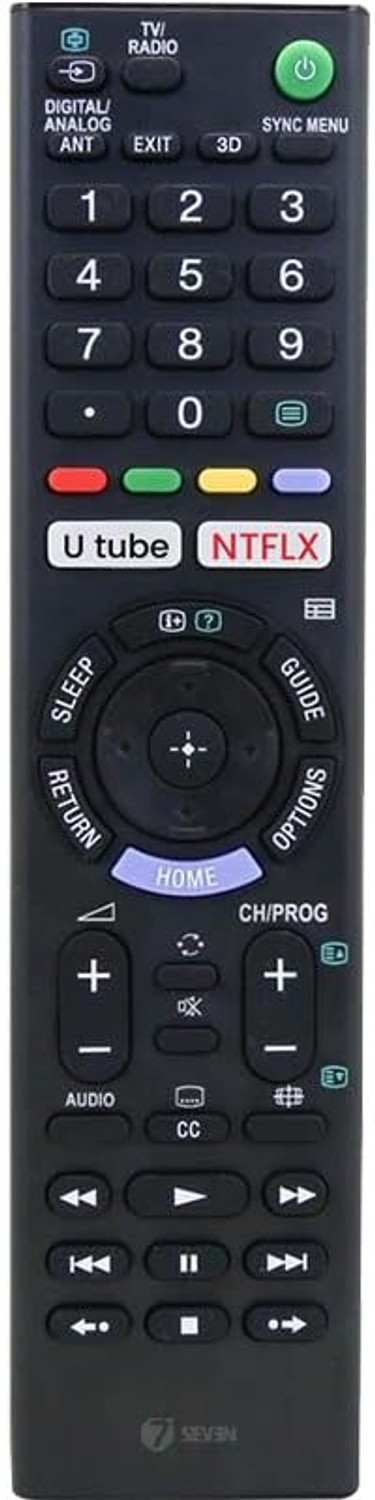 Image of UnifieD HousE Sony Bravia LCD LED UHD OLED QLED 4K Ultra HD TV Remote Control with YouTube and Netflix Hotkeys Universal Replacement for Original Sony Smart Android tv Remote Control Remote Controller