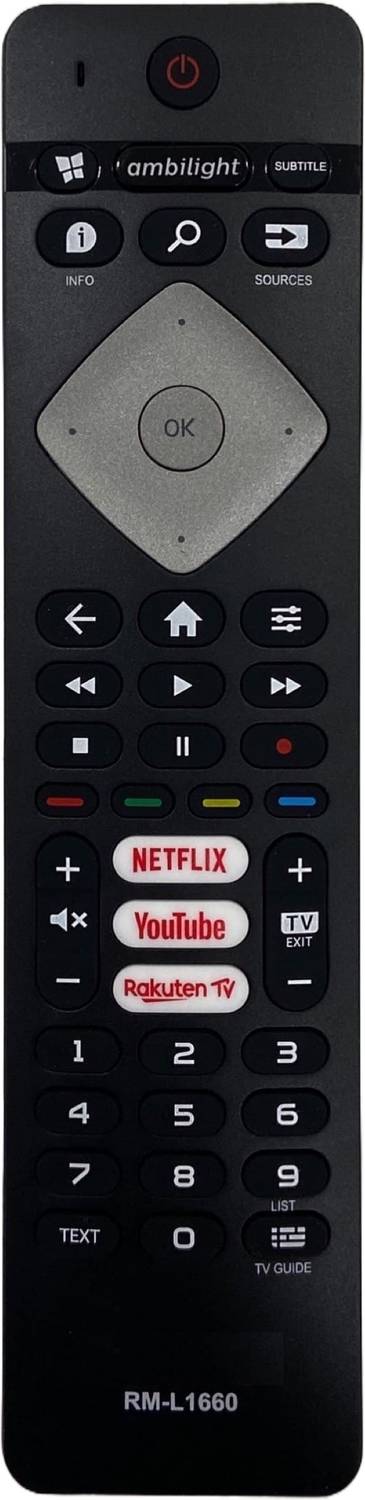 SHIELDGUARD Remote Control L1660 Compatible for LED TV Philips Remote Controller