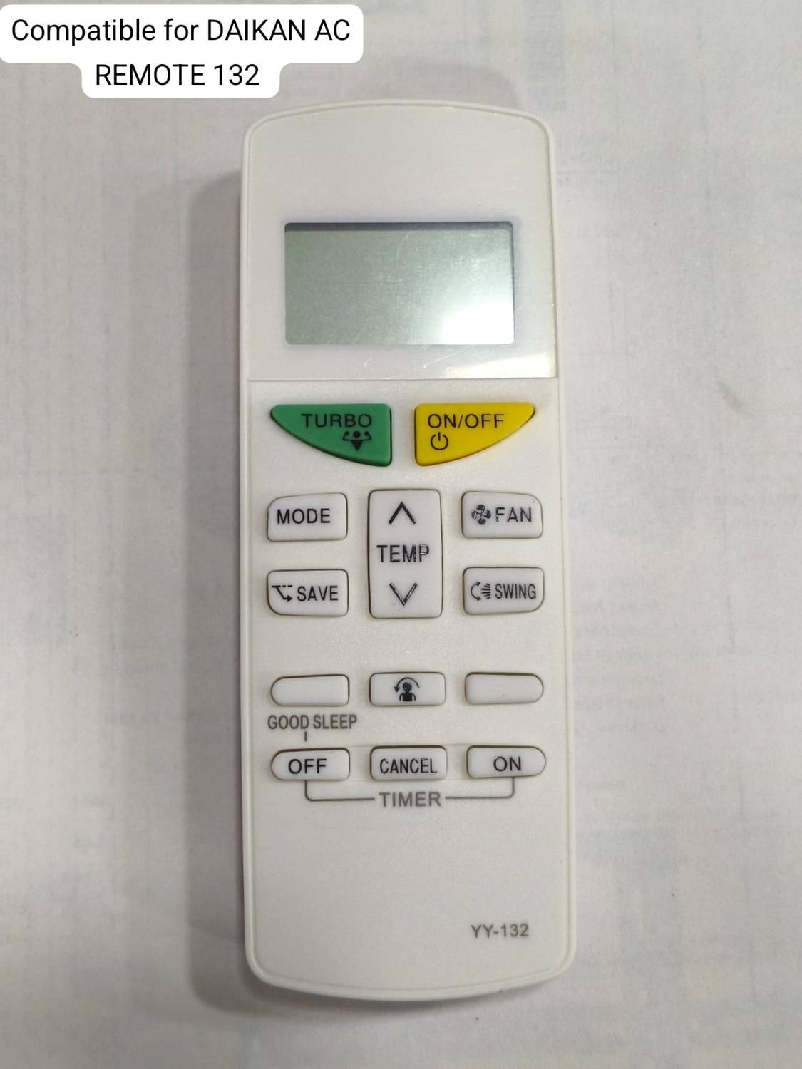 Anish tech  AC remote 136 Daikin Remote Controller