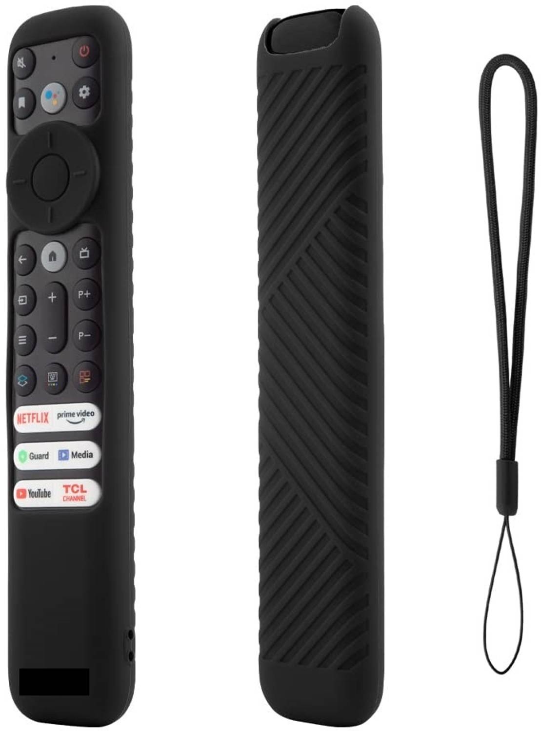 ANM ONLY COVER Front & Back Case for TCL V6B Series/TCL C61B Series/TCL C655 Series QLED TV Remote Controller