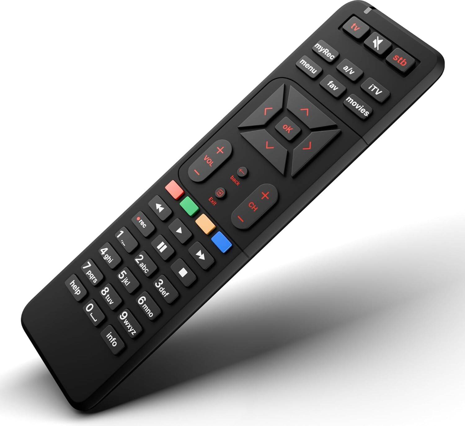 Xeovox Airtel SD/HD set top Box Remote airtel Digital Box Dish TV