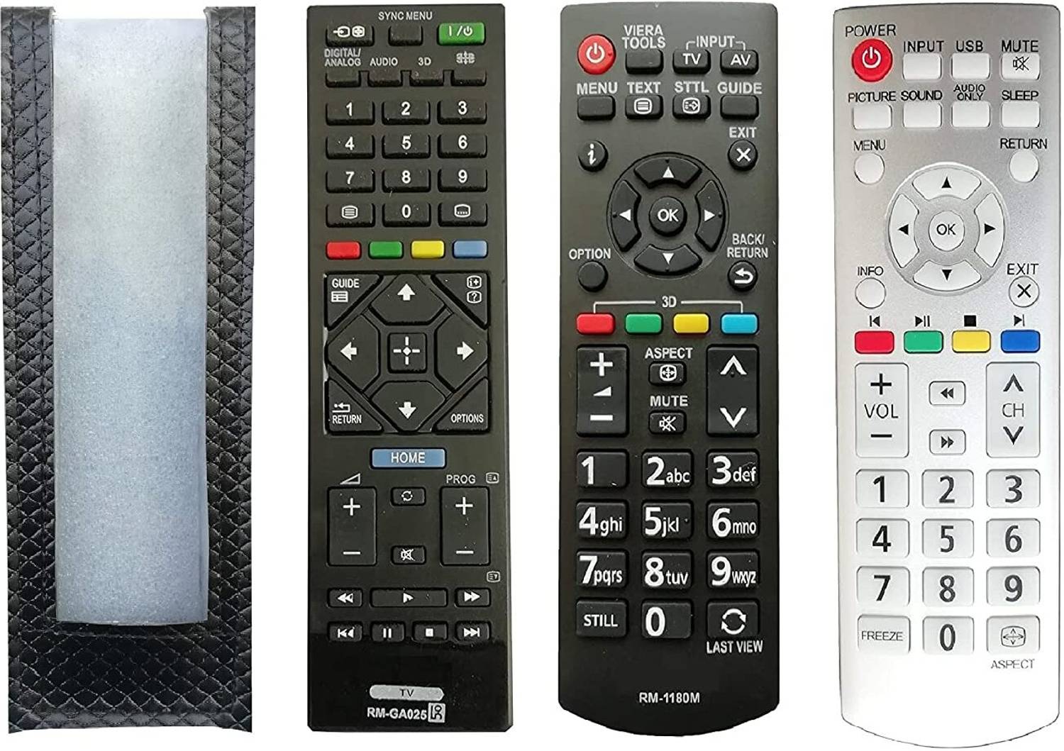 BhalTech PU Leather Case Cover Perfect Fitting Specially Designed Protective SANYO Remot (Only Remote Cover) Pls Check Your Remot Dimensions Compatible for Sony SANYO TV Remote Controller