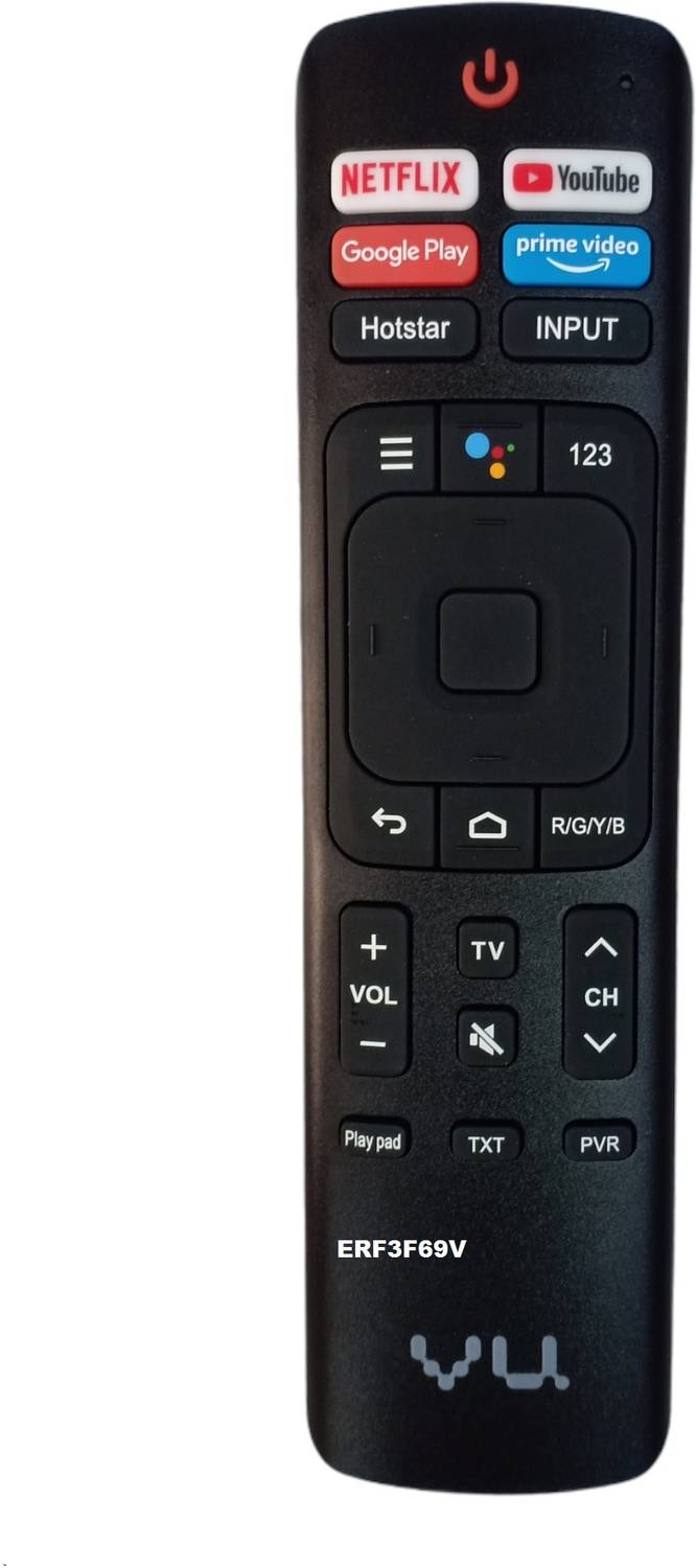 ANM REMOTE COMPATIBLE FOR VU SMART TV LCD LED - ERF3F69V EXACT SAME MODEL - WITHOUT VOICE FUNCTION Remote Controller