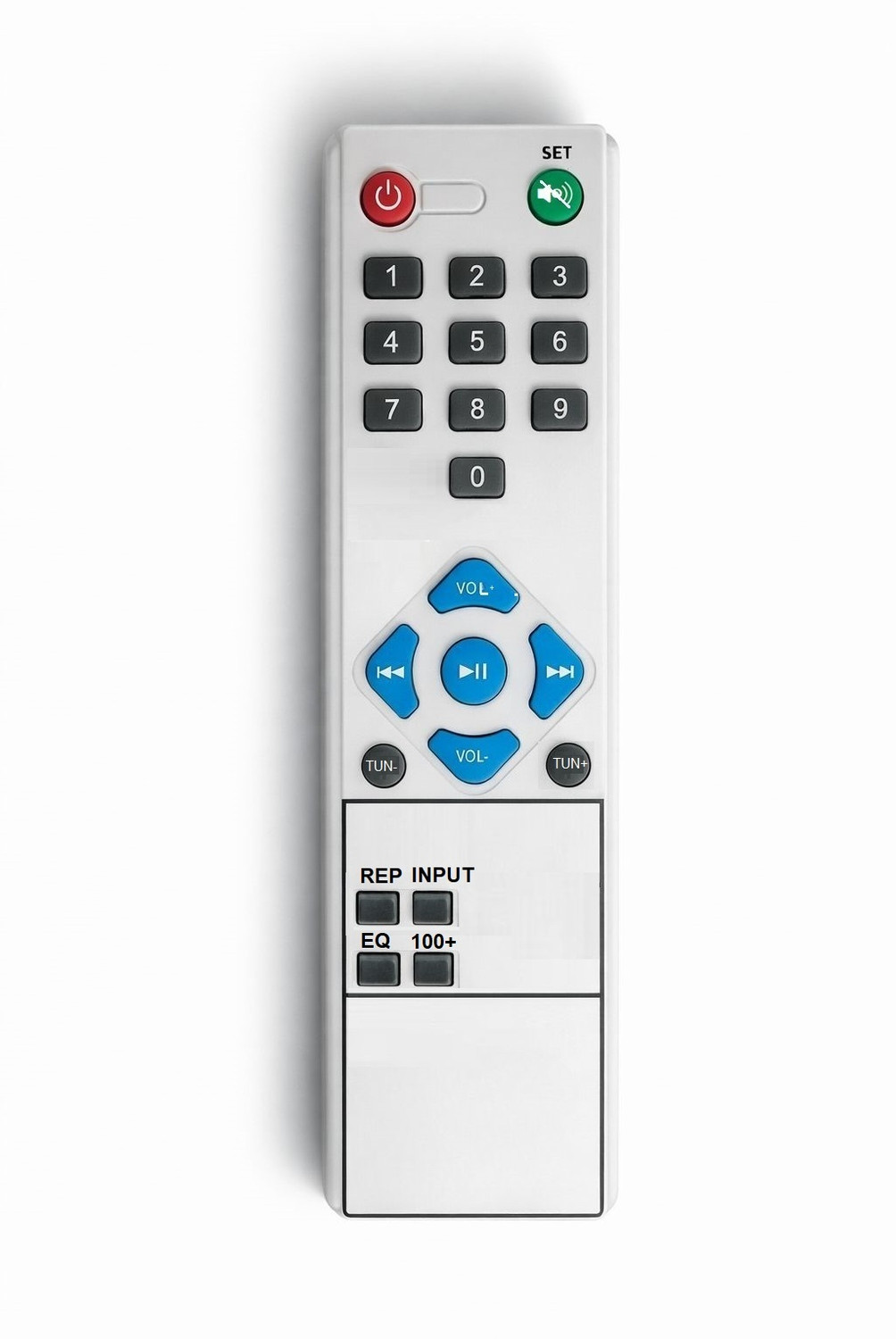 Image of HDF Compatible for Philips Home Theatre System Supported Model No. 8140B Philips SPA8140B /94 Home Theatre System Remote Controller (Black)