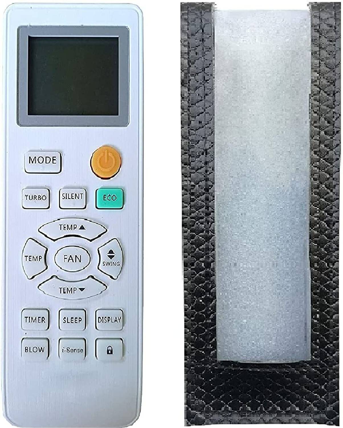 BhalTech 131D AC PU Leather Case Cover Perfect Fitting Specially Designed Full Protective (Only Remote Cover) Pls Check Your Remote Dimensions Compatible for godrej AC Remote Controller