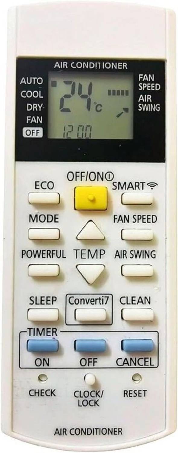 Sainthara world AC Remote with Converti7 Button Panasonic Remote Controller