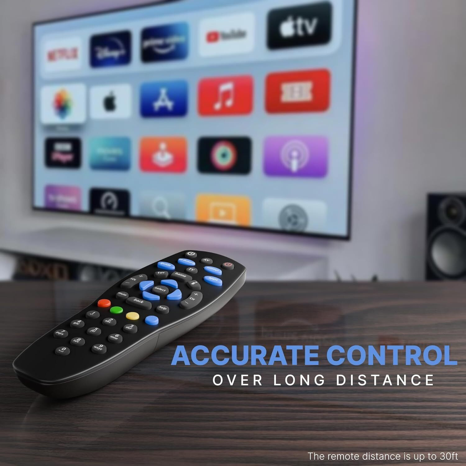 Image of Tech Vibes Remote Control Compatible for SD, HD Set Top Box Tata Play, Tata Sky Remote Controller