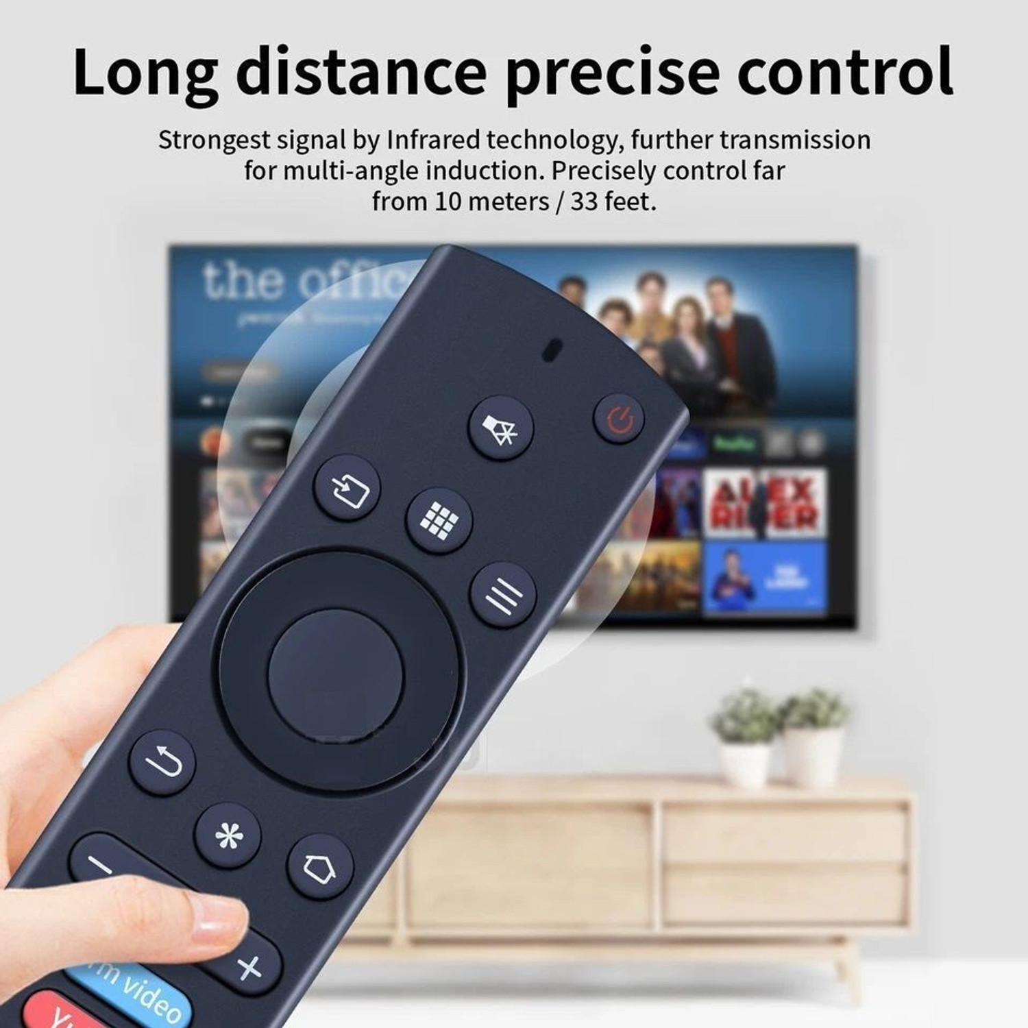 Image of Topmarque Thomson Remote Control Compatible with Smart LED TV (Without Voice Function)-22 Thomson Remote Controller