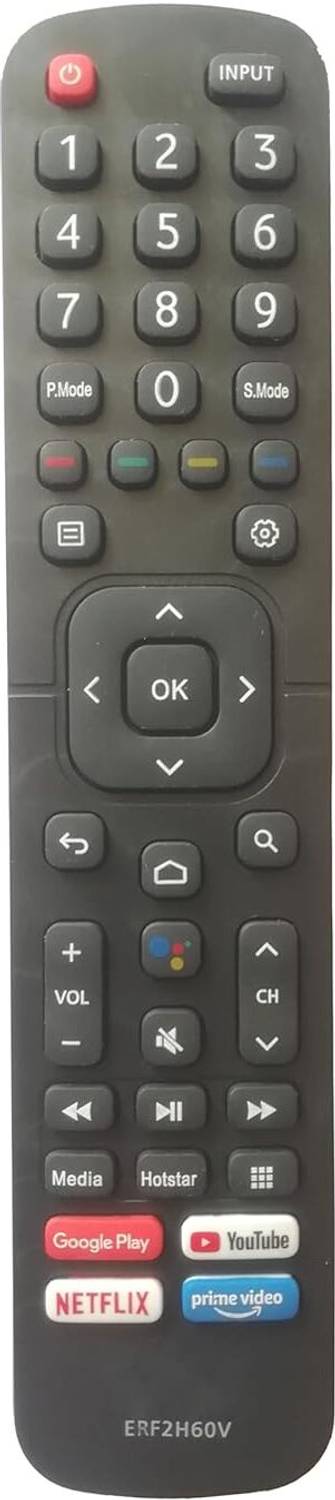 BhalTech ERF2H60V LED Smart TV Remote (Without Voice) (Old Remote Exactly Same Remote Will Only Work) Compatible for VU Tv Remote Controller