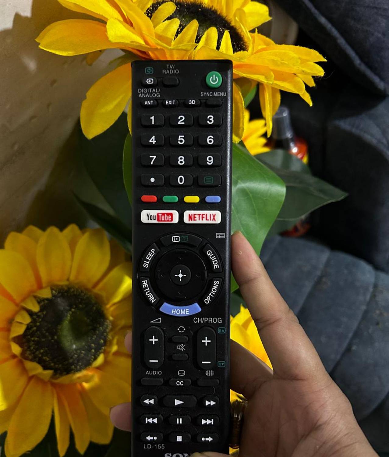 THE BLACK TECH Netflix YouTube 5. RM-L 1370 remote original Compatible for Sonyy TV Remote Original Bravia OLED RM‑L1370 SONY Remote Controller