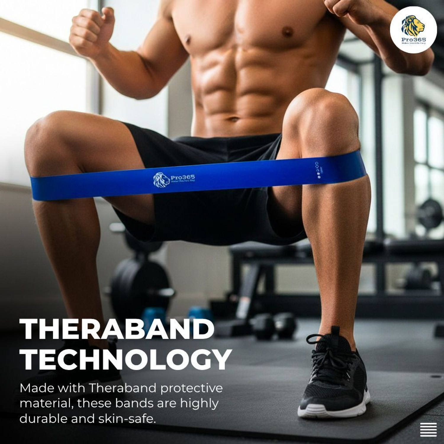 Image of PRO365 Latex Mini Loop Bands Medium Resistance | Stretching, Toning & Workout Bands Resistance Tube