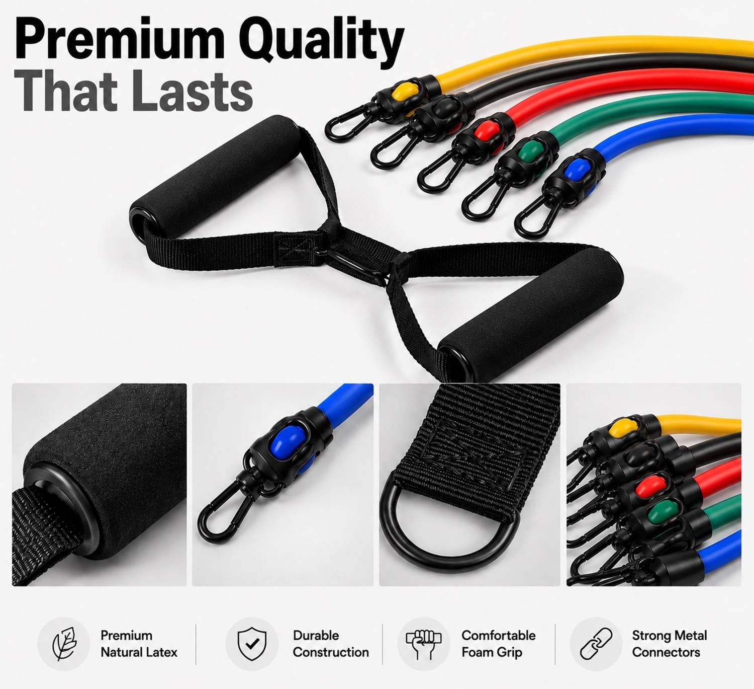 ELIXIR RISE 11 Pcs Resistance Bands - Image 4