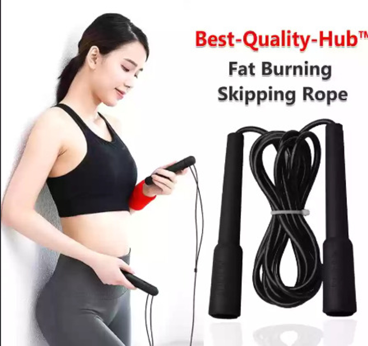 Image of UKARUS Toning Tube+digital grip+skipping rope for Gym Workout Hand Grip /Fitness Grip Resistance Tube