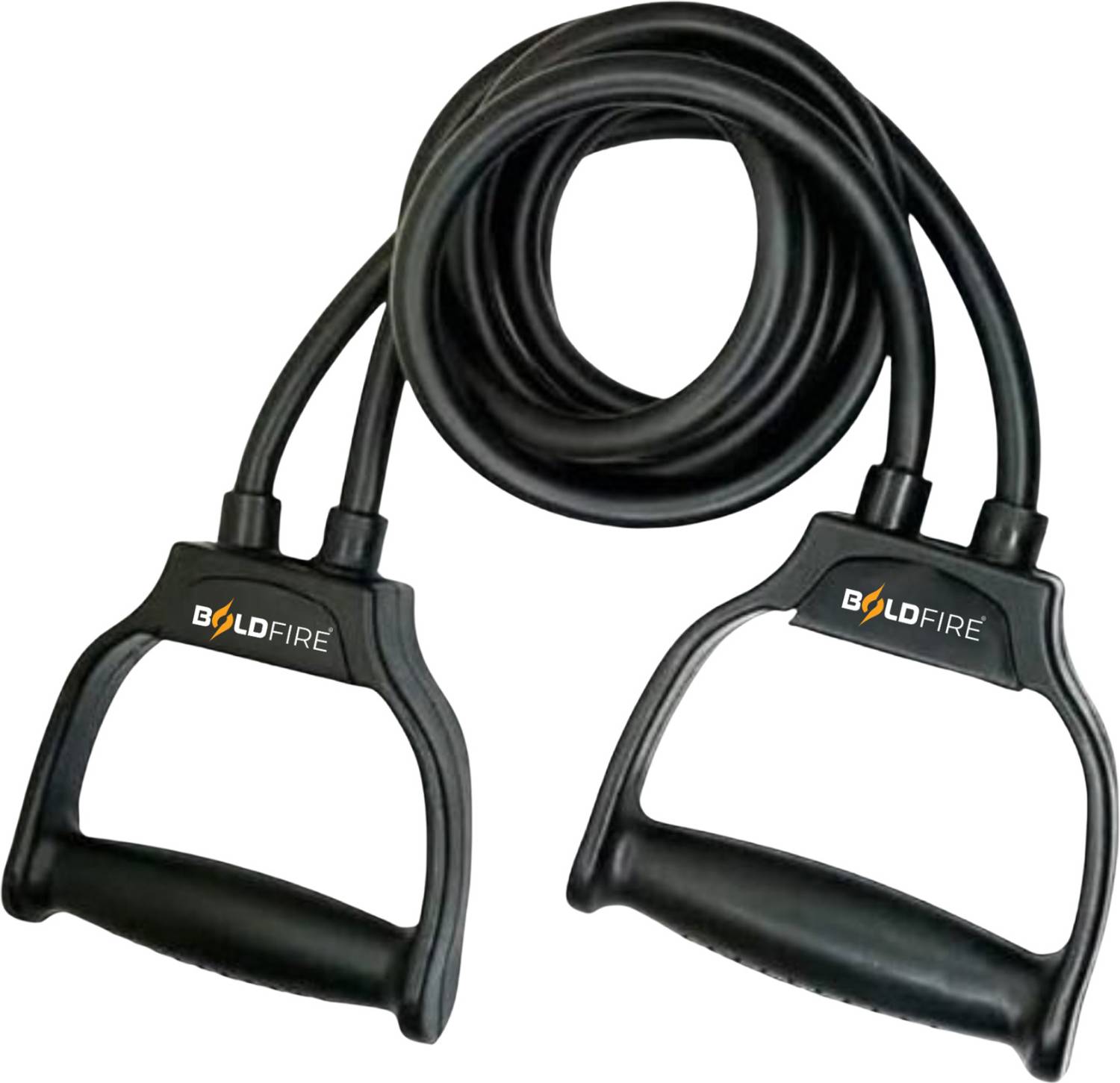 BoldFire Double Toning Tube,Exercise & Stretching Resistance Band for Men & Women Resistance Tube