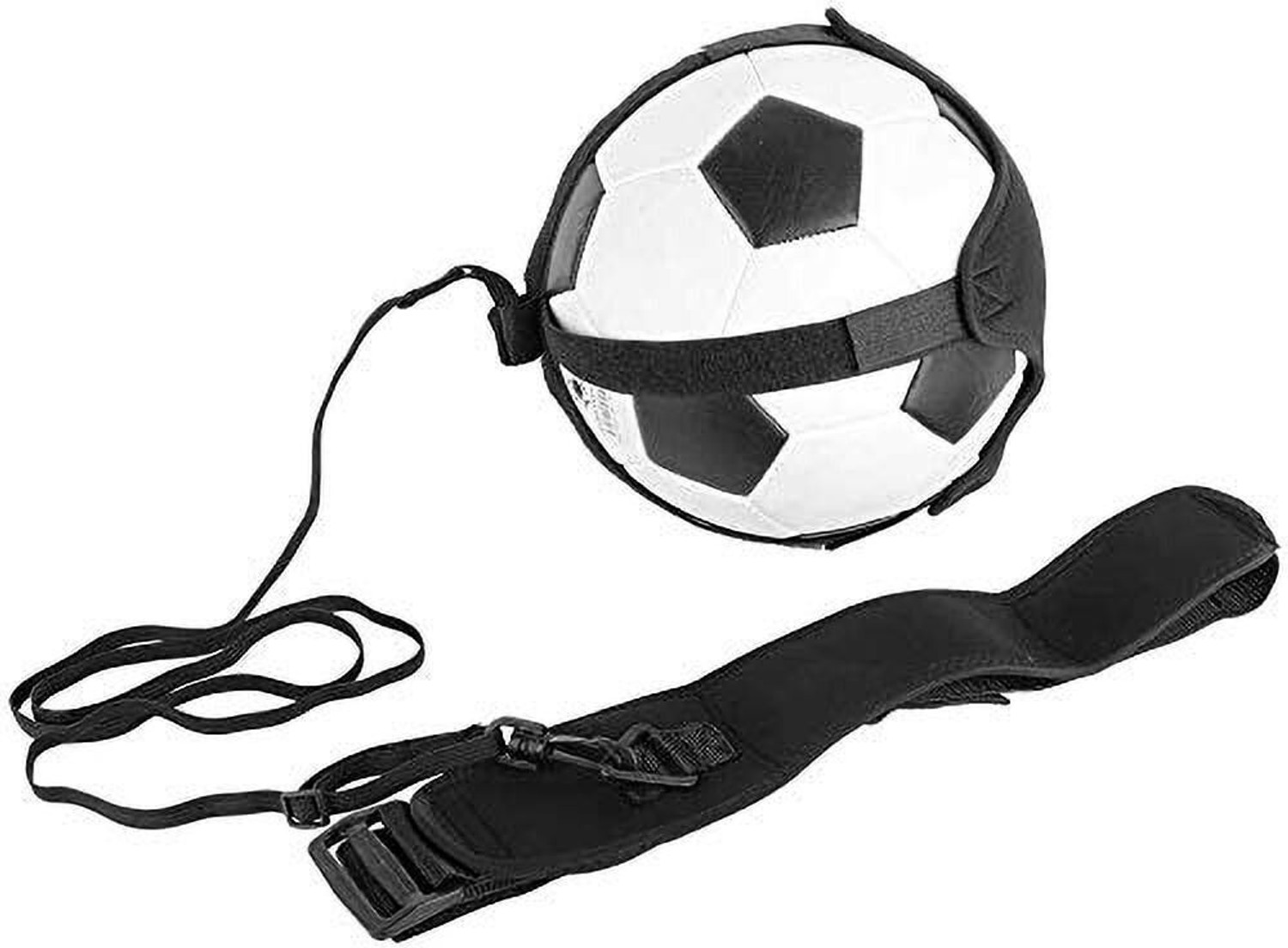 Image of IRIS Soccer /Volleyball /Rugby Trainer, Football Kick Throw Solo Practice Training Aid, Resistance Tube