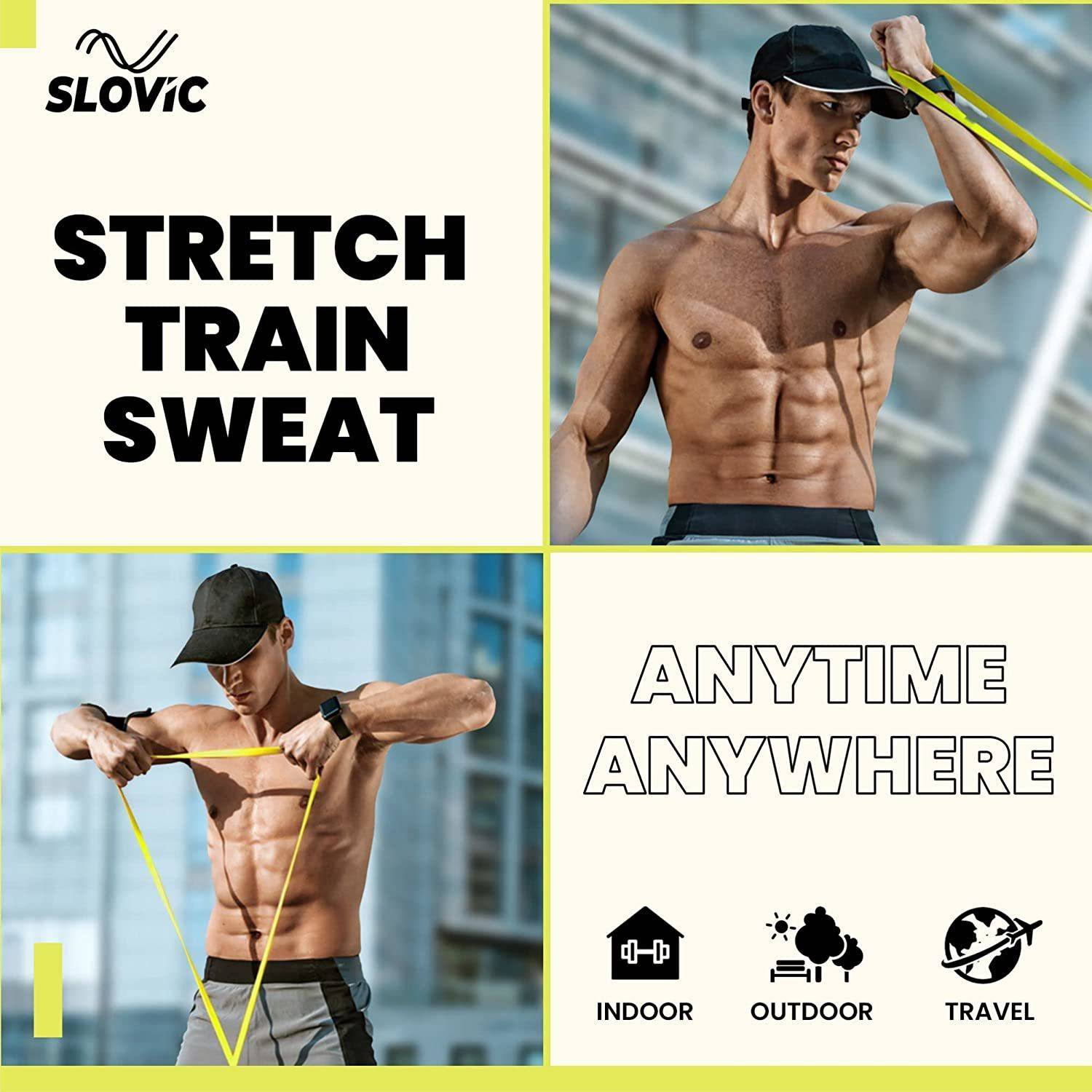 SLOVIC Fitness Resistance Band 5-15 Lbs - Image 5