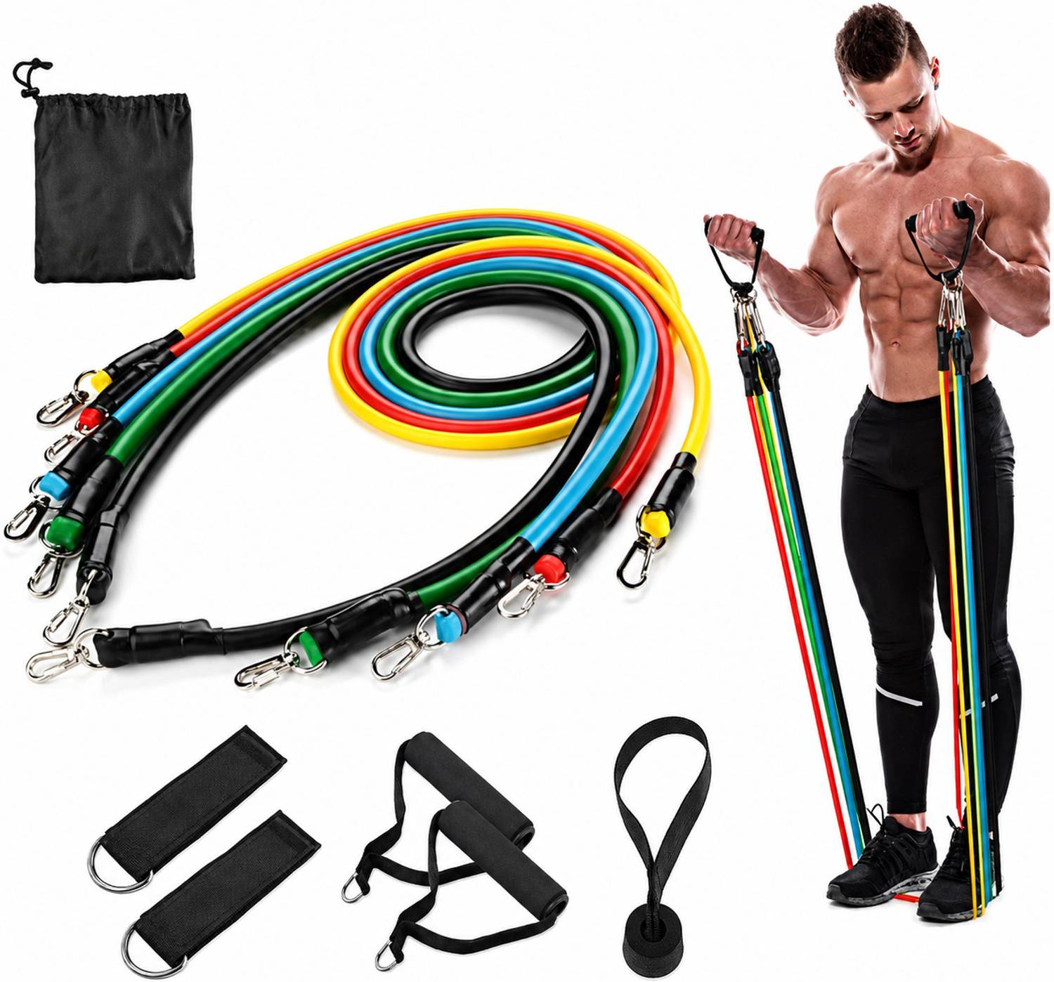 Fitness Scout 5 PCS Resistance Bands - Image 1