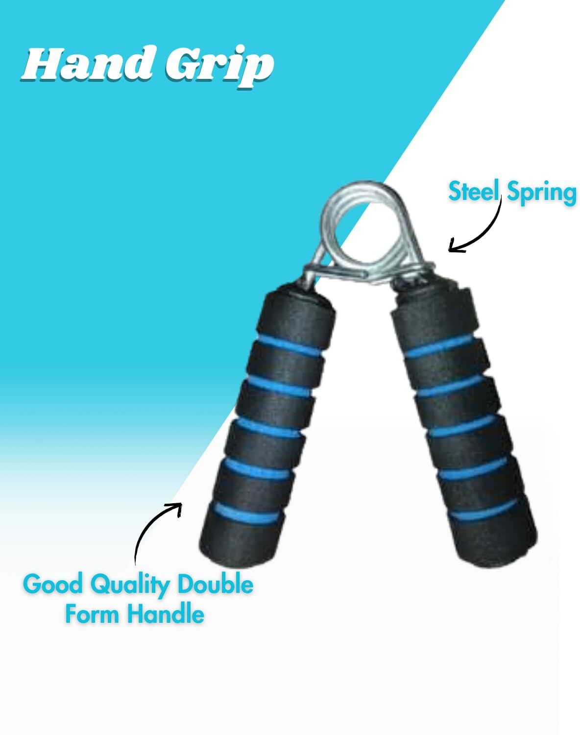 Image of Khargadham Counter Hand Grip Strengthener with Foam Handle,for Finger Exerciser Power Gripp Hand Grip /Fitness Grip
