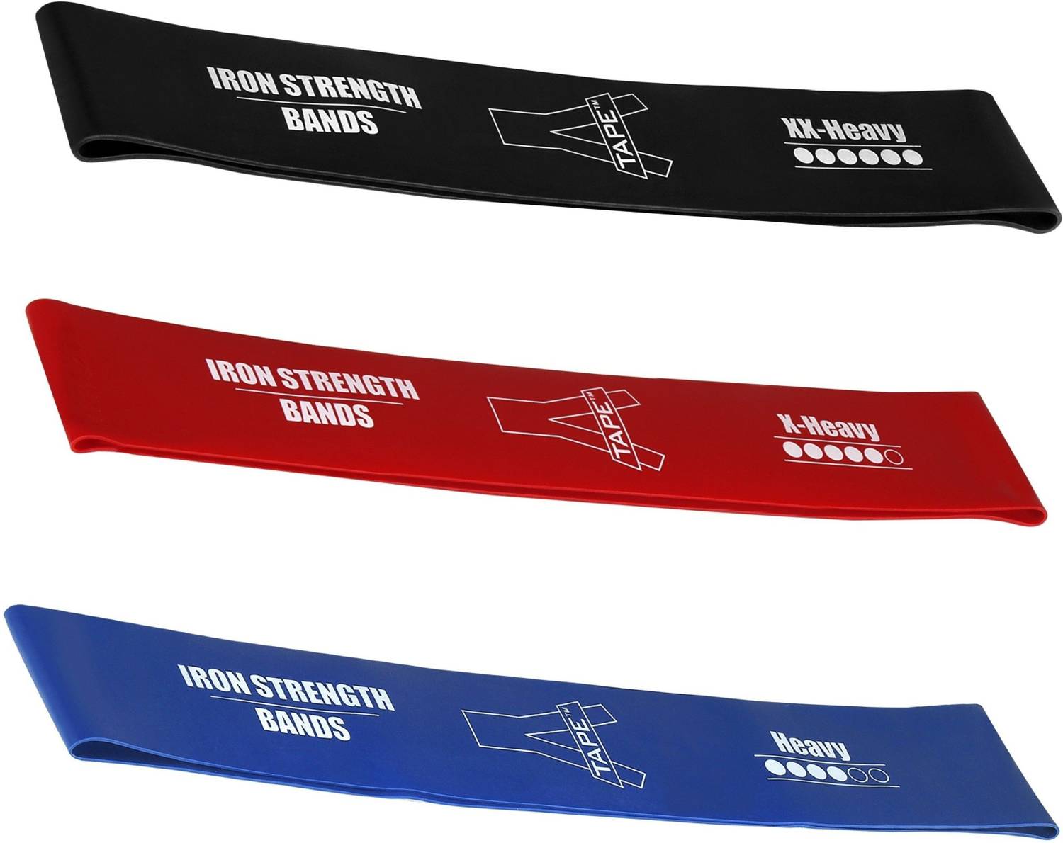 Agam A-Tape 3 Level Resistance Loop Band (Set of 3) Exercise Bands Resistance Tube