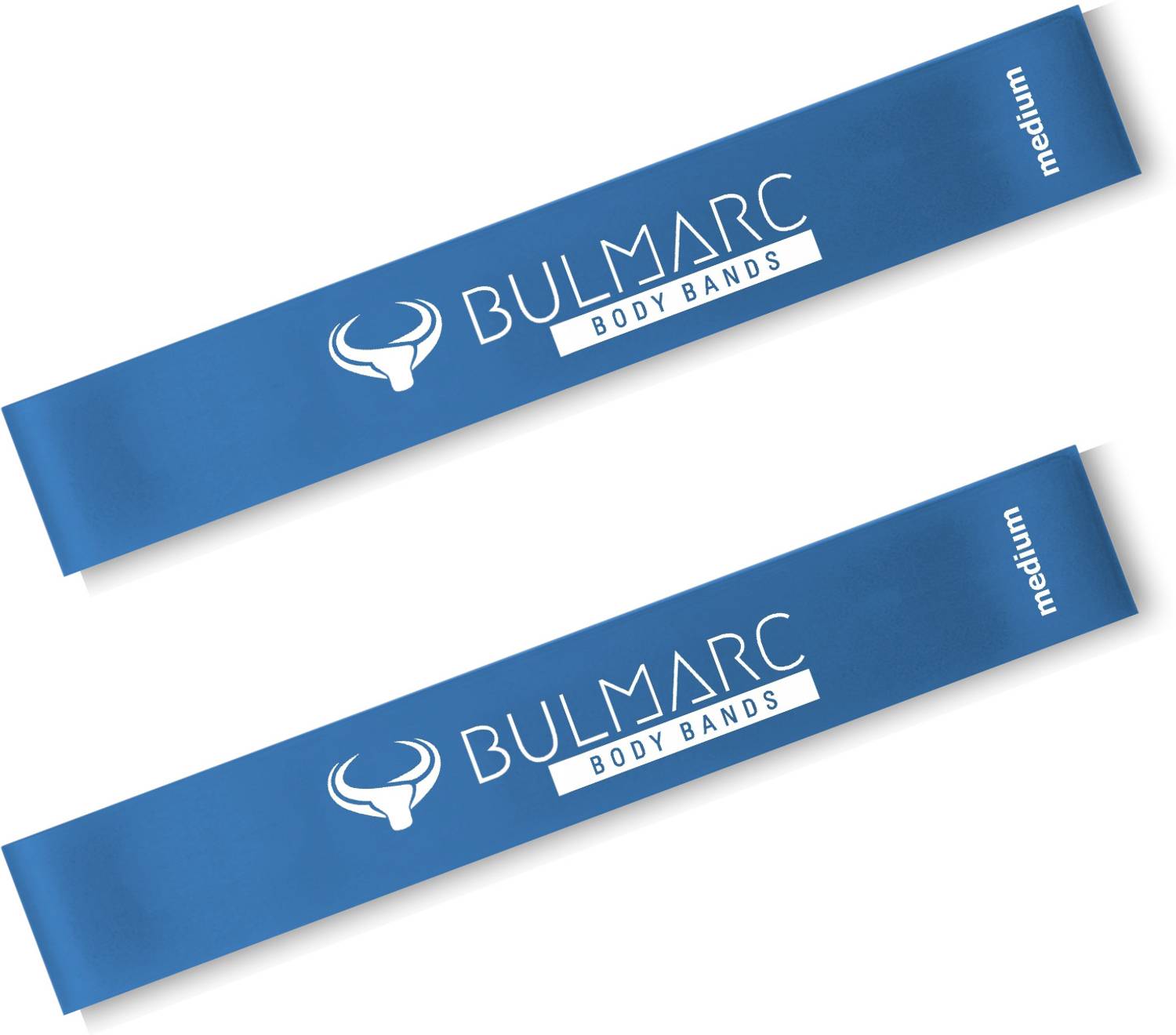 Bulmarc Set of 2 Medium Resistance Bands (40 - 65 lbs) Resistance Tube