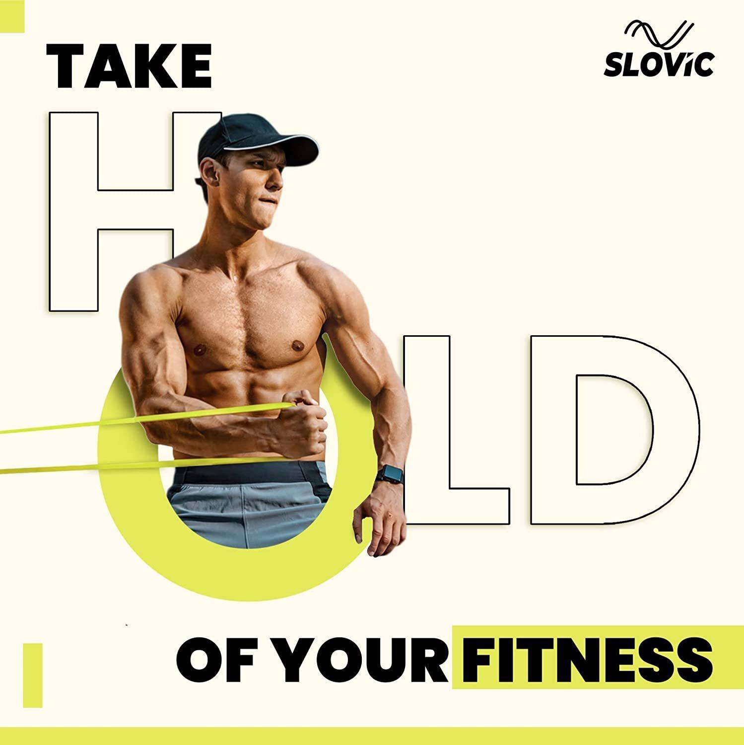 SLOVIC Fitness Resistance Band 5-15 Lbs - Image 4