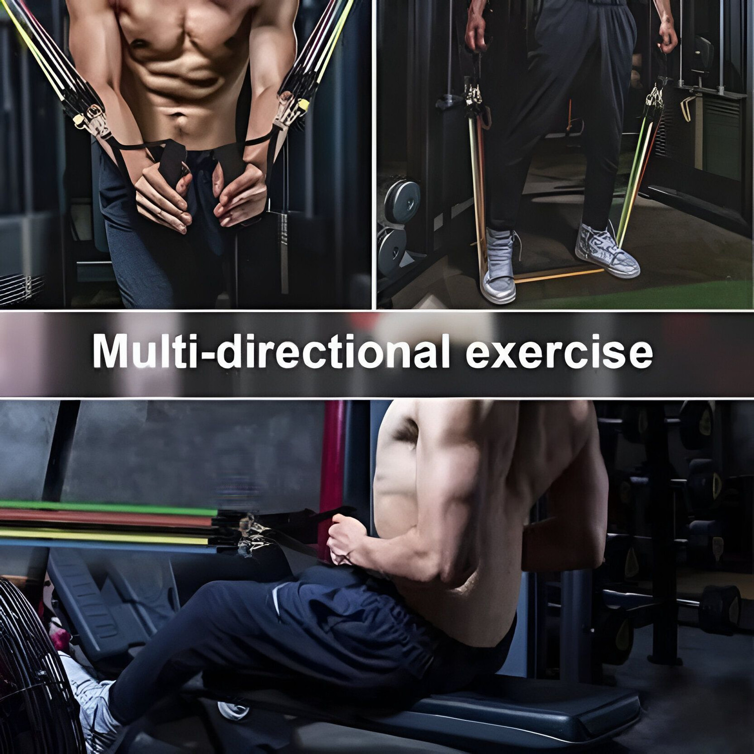 Image of BORCELLE 11 in one resistance bands Resistance Tube
