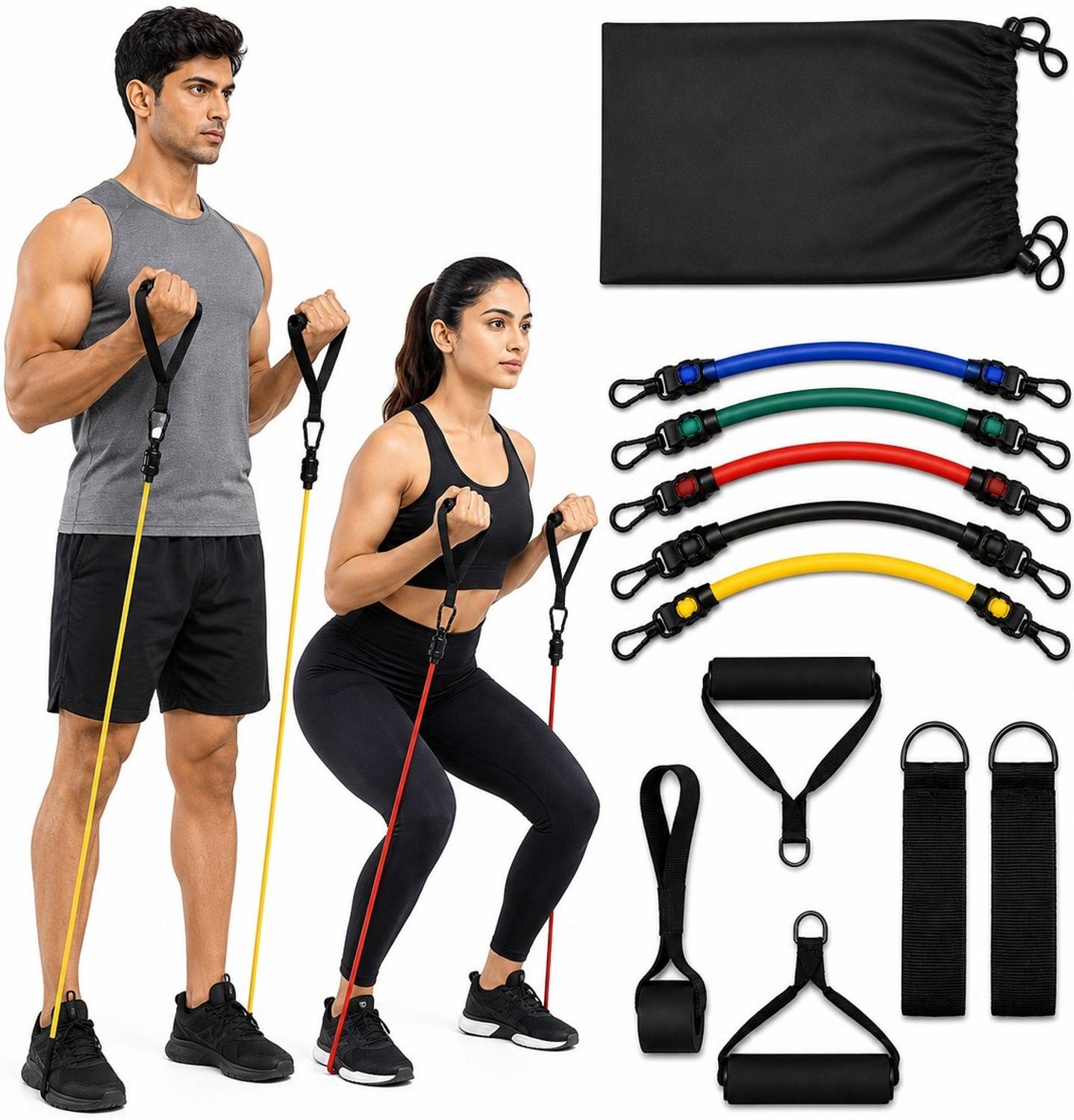ELIXIR RISE 11 Pcs Resistance Bands - Image 1