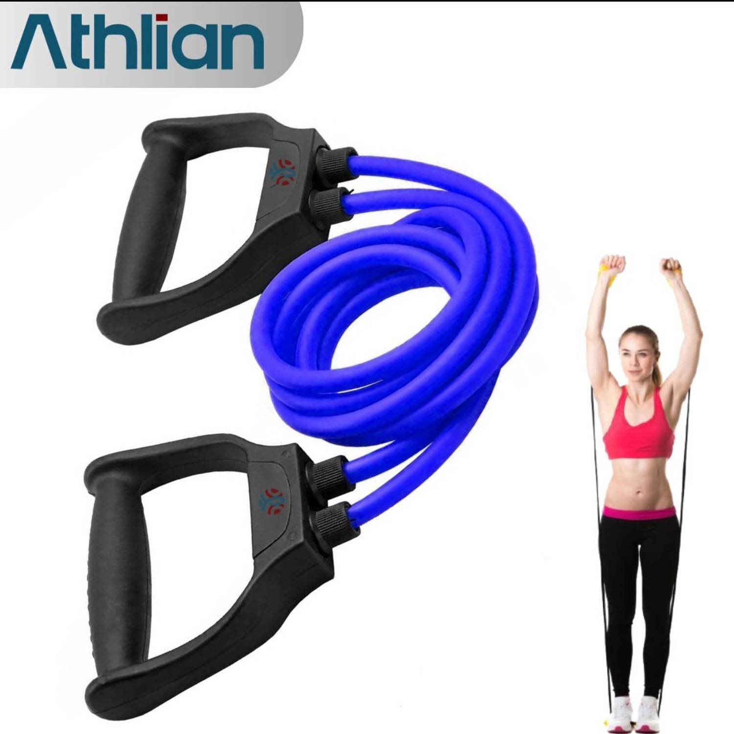 Athlian Premium Toning Tube - High-Durability for Full-Body Workouts Resistance Tube