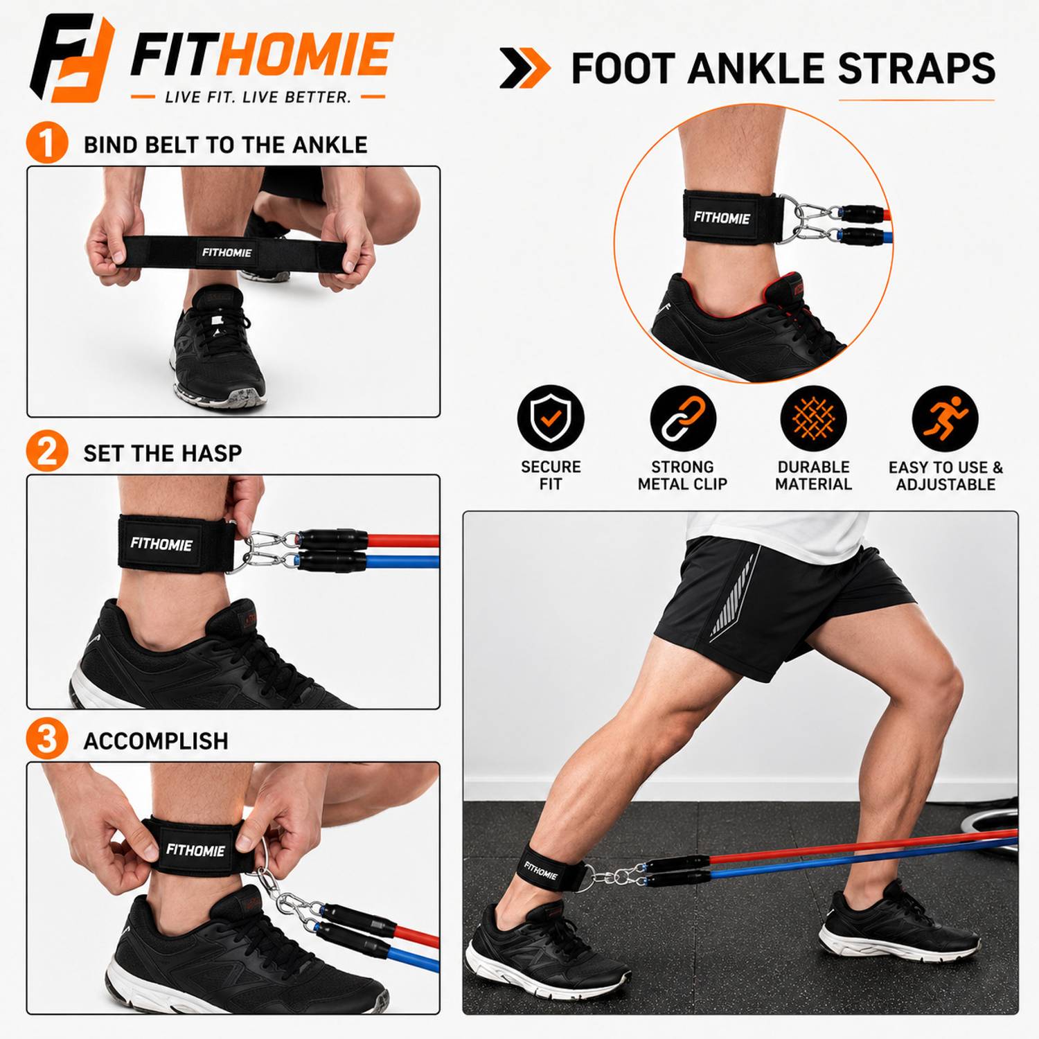 BORCELLE 11 in 1 Resistance Band - Image 2