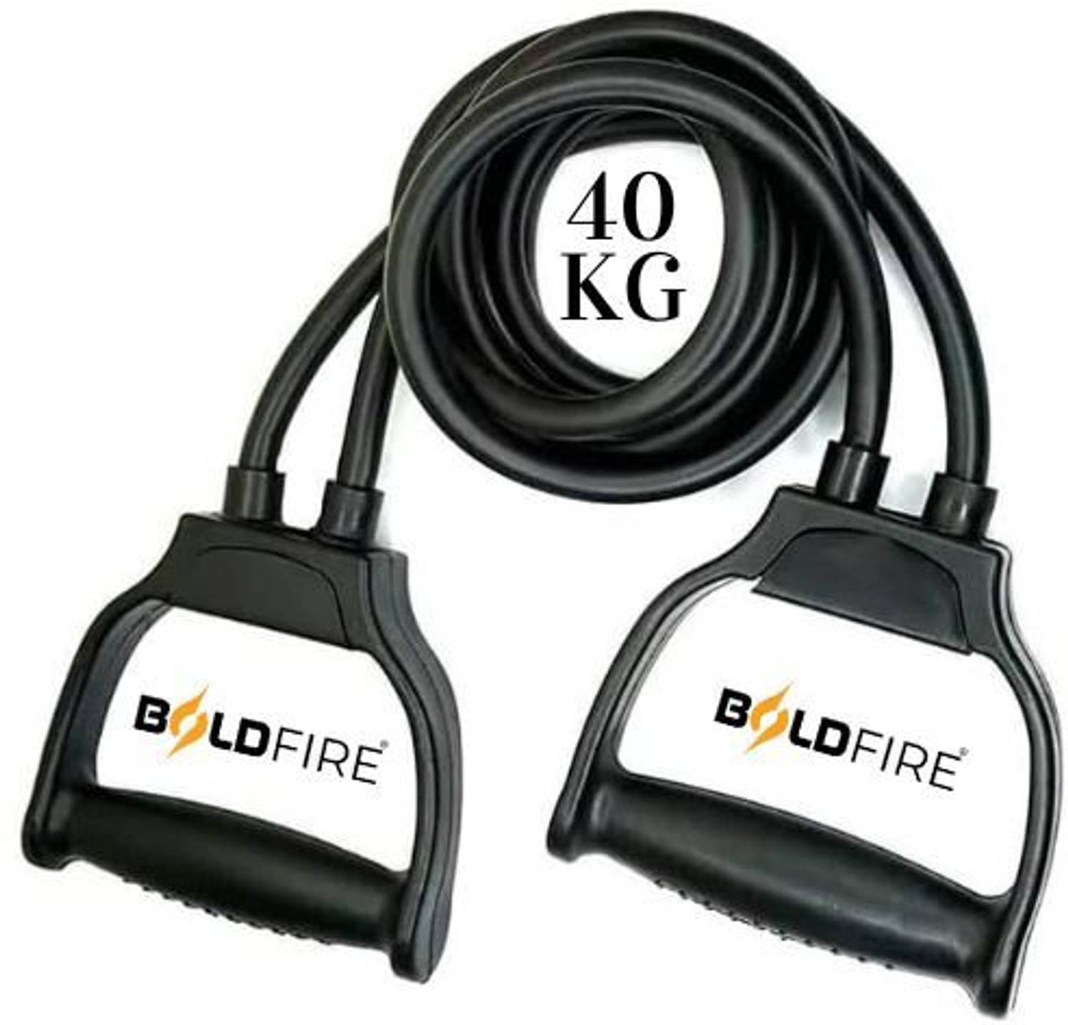 BoldFire Double Toning Tube Resistance Band