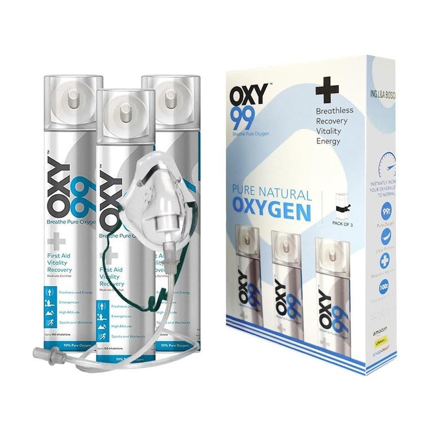 Image of OXY99 Portable Oxygen Can Portable Oxygen Can