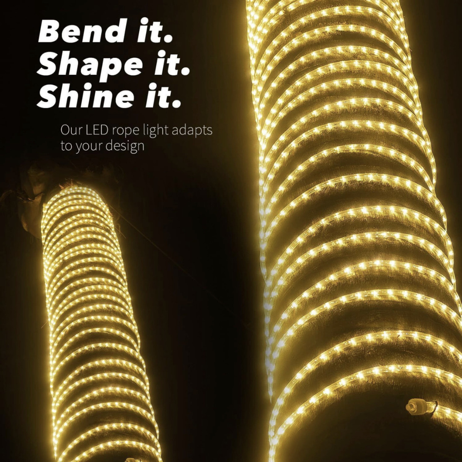 Image of Peafowl Wholesale 1200 LEDs 10 m Gold Steady Strip Rice Lights (Pack of 1)