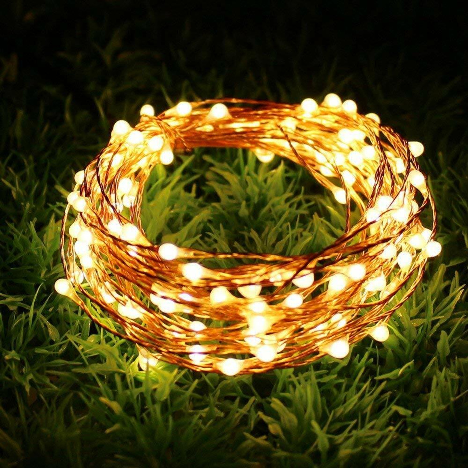 Image of Flipkart SmartBuy 50 LEDs 5 m Yellow Steady String Rice Lights