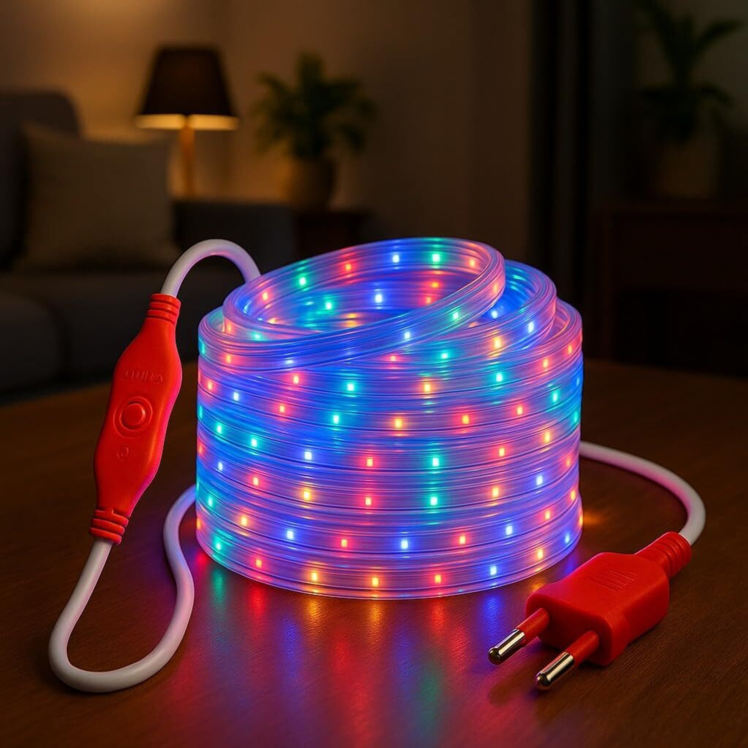 Image of circisun 1200 LEDs 10 m Multicolor Steady Strip Rice Lights