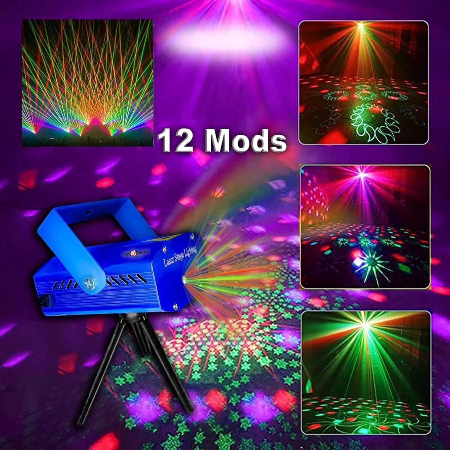 Xydrozen 6 Design Diwali Festivities Led Laser Light Projector