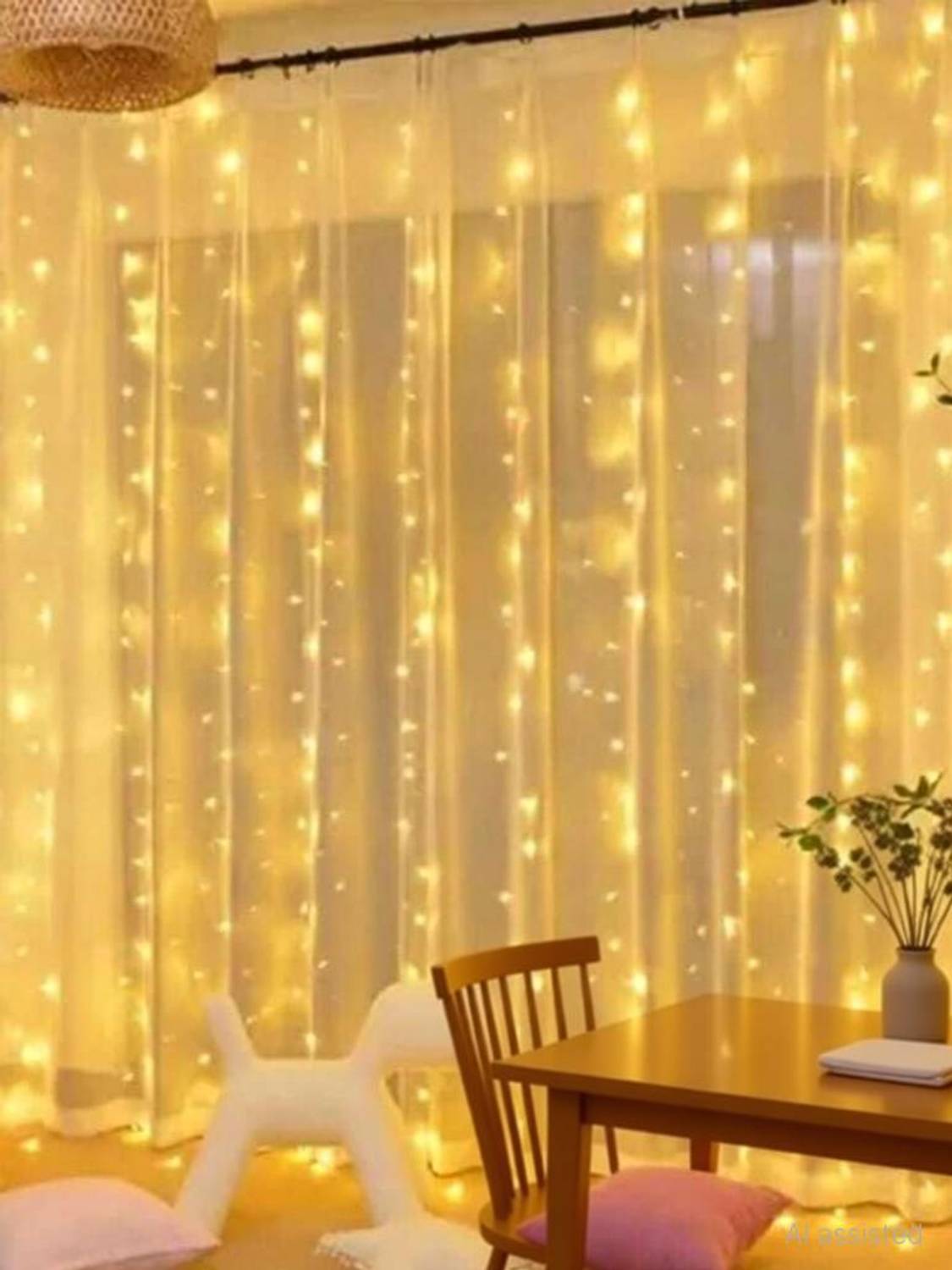 CANDLE 40 LEDs 11 m Gold Steady String Rice Lights
