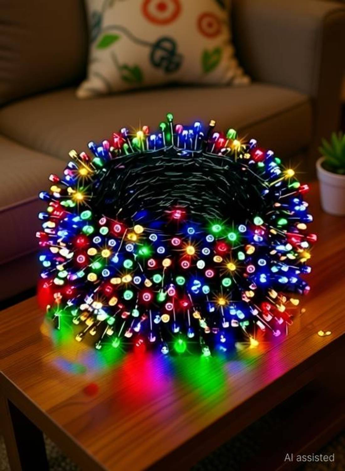 diwalilights 120 LEDs 45m Multicolor Rice Lights - Image 1