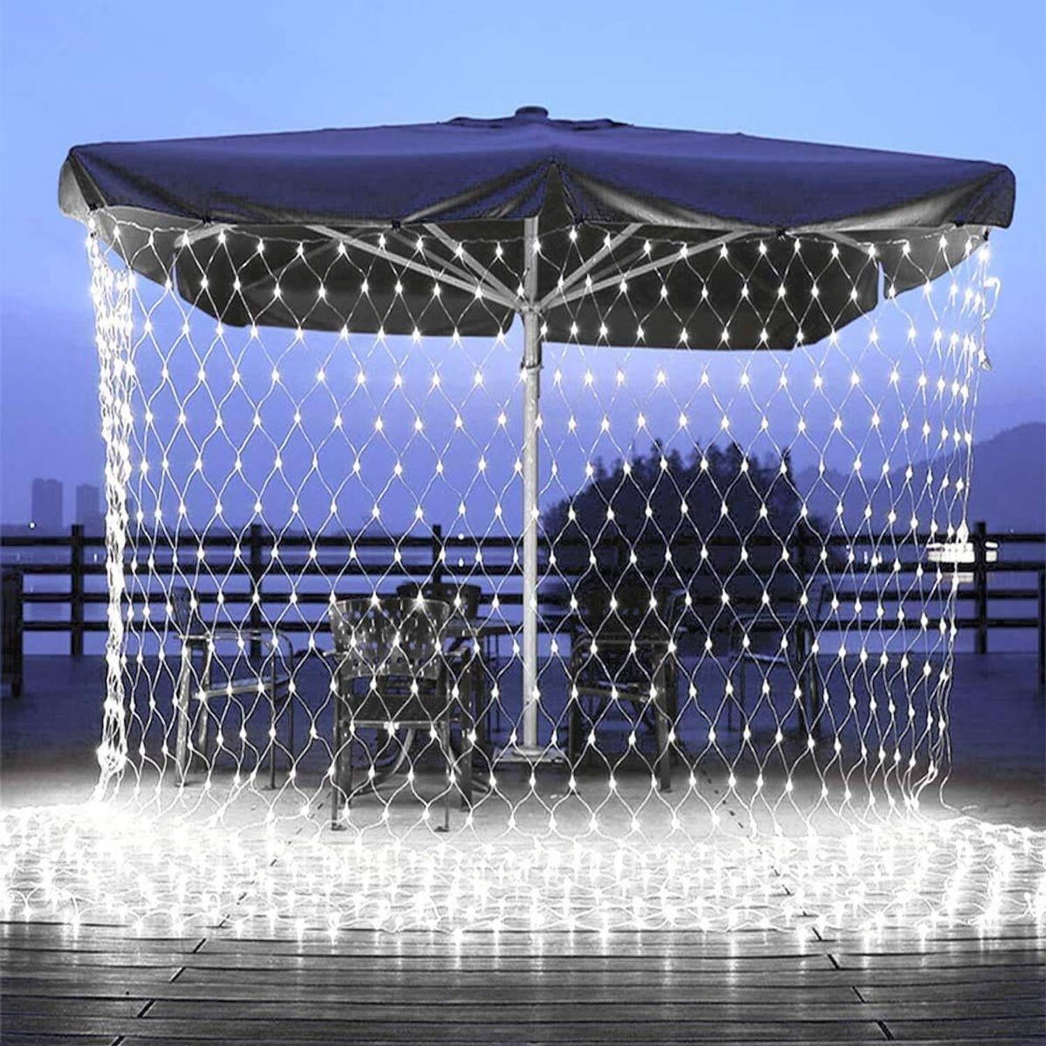 alila 300 LEDs 2.5 m White Steady, Flickering Bulb Rice Lights