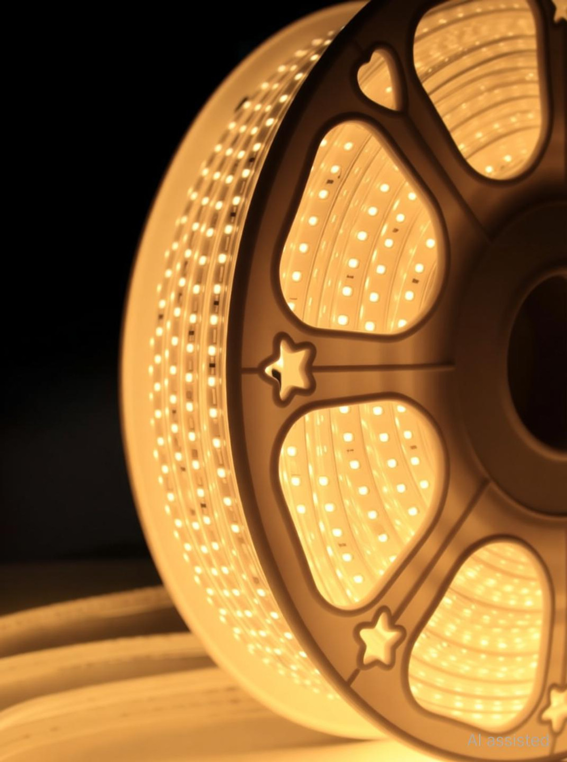 Image of RU Lights 600 LEDs 5 m Yellow Steady Strip Rice Lights