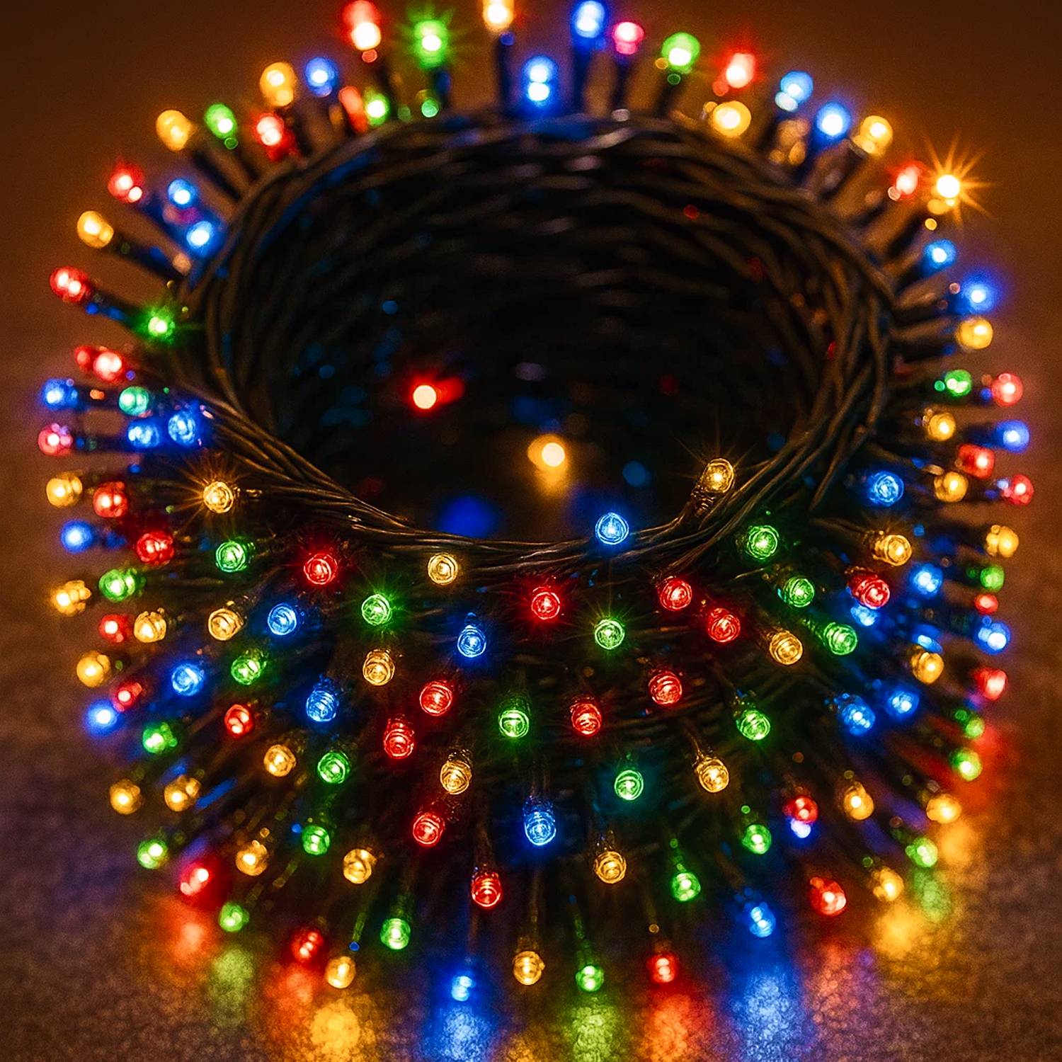 MPROW 40 LEDs 11 m Multicolor Steady Bulb Rice Lights (Pack of 1)