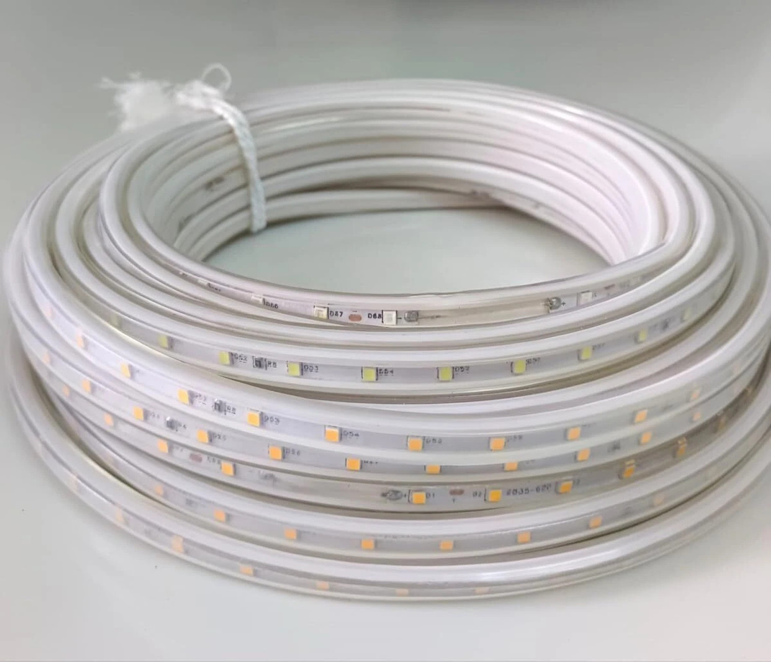 Image of Xydrozen 1800 LEDs 15 m Orange, White, Green Steady Strip Rice Lights