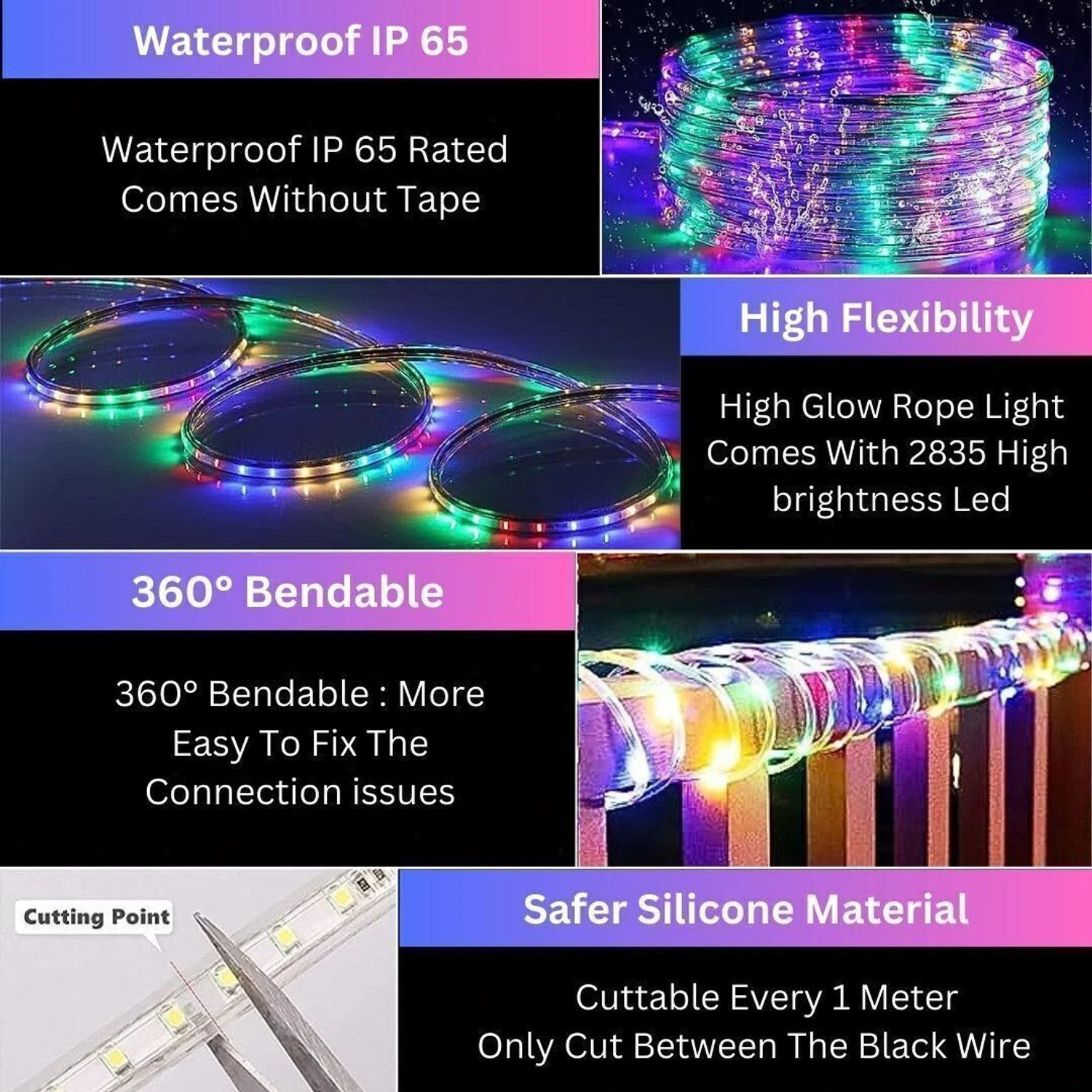 Image of spark world 1200 LEDs 15 m Multicolor Steady Strip Rice Lights