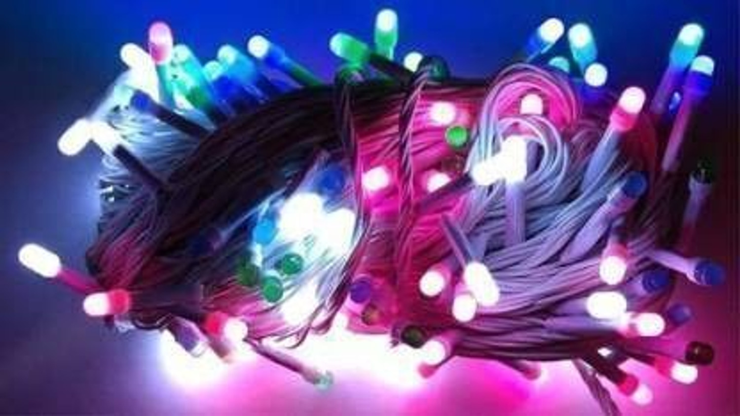 Image of CONNI 110 LEDs 25.4 m Multicolor Color Changing, Steady, Flickering Ball Rice Lights (Pack of 1)