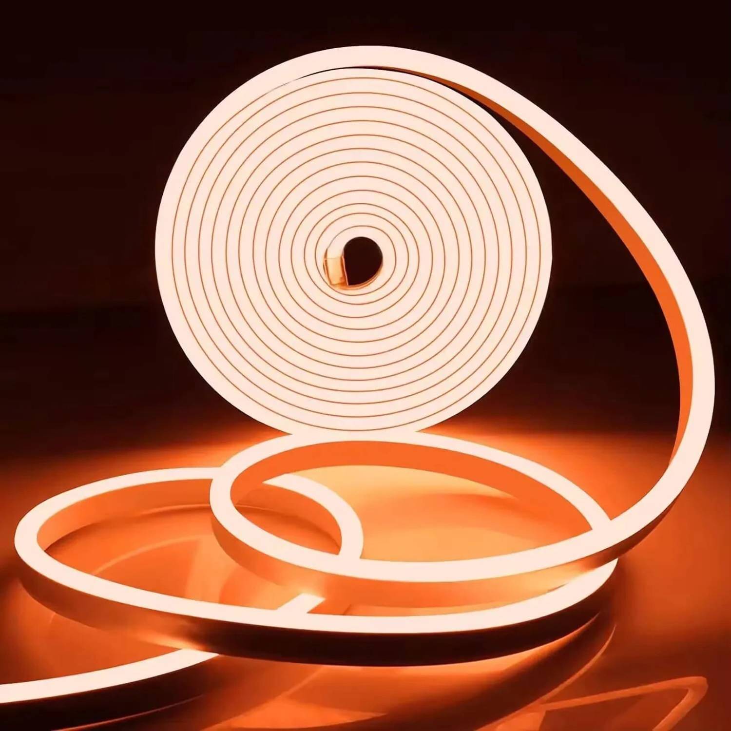Plugit 599 LEDs 5m Orange Rice Lights Pack of 1 - Image 1