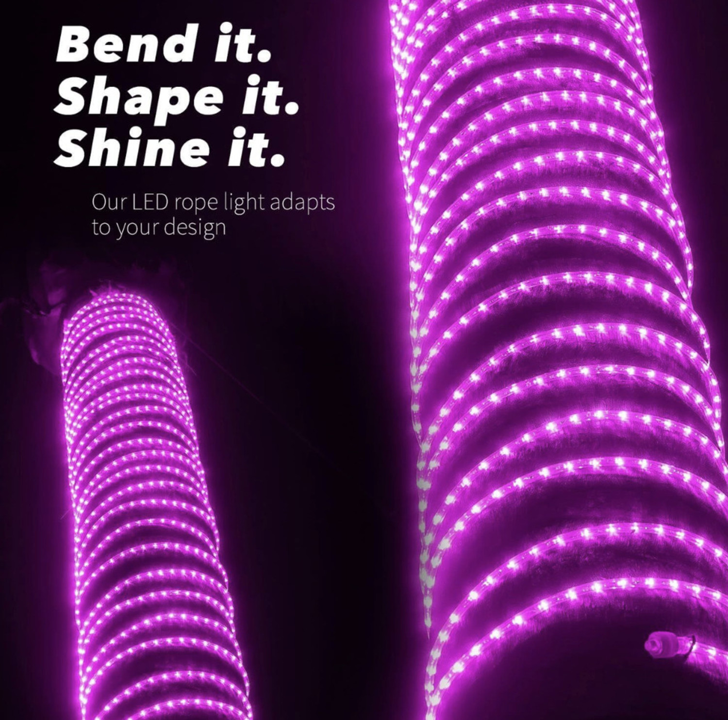 Image of LUMIONEX 1200 LEDs 10 m Pink Steady Strip Rice Lights