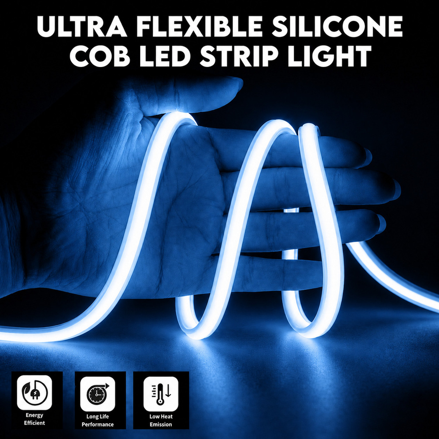 Image of Volt Vision 1200 LEDs 10 m Transparent Steady String Rice Lights