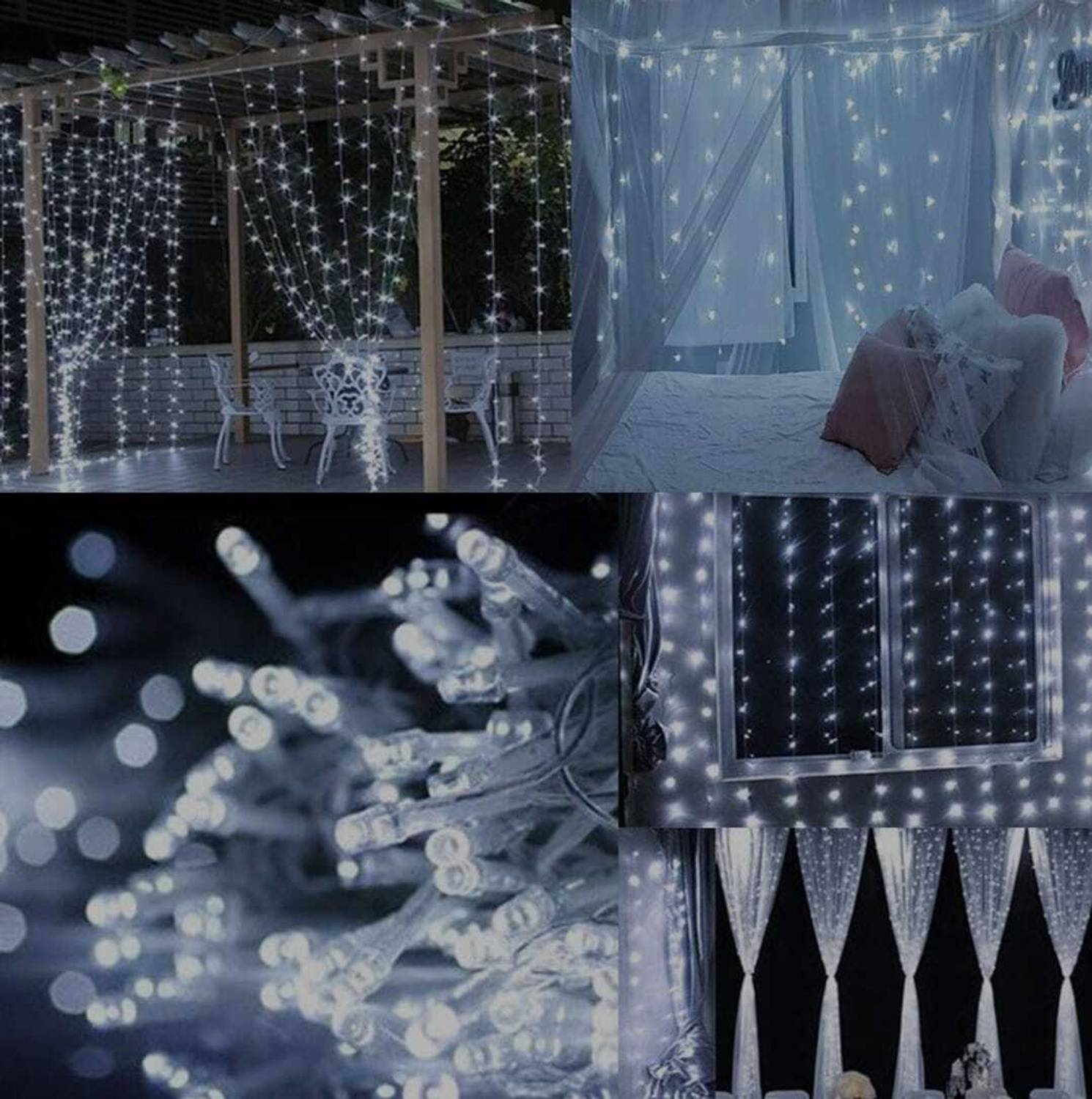 CANDLE 40 LEDs 11 m White Steady Net/Mesh Rice Lights